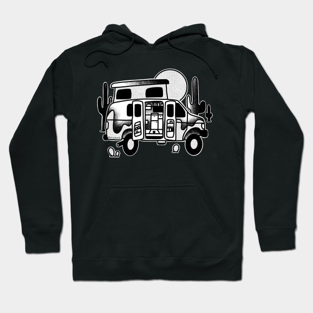 Pop top camper van Hoodie by Tofuvanman